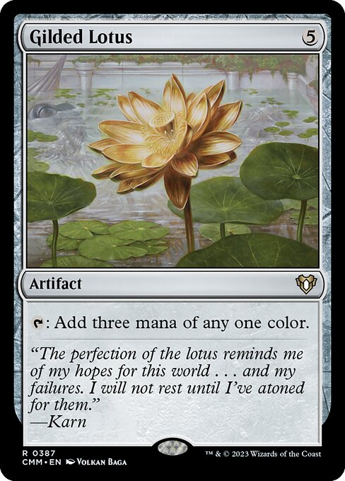 Gilded Lotus - Commander Masters - 387