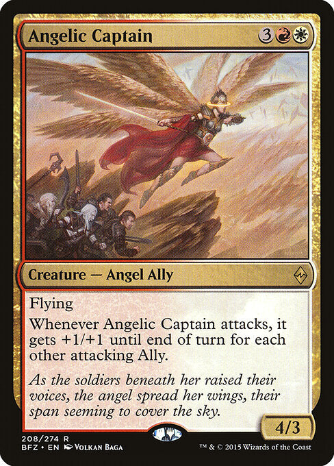 Angelic Captain - Battle for Zendikar - 208