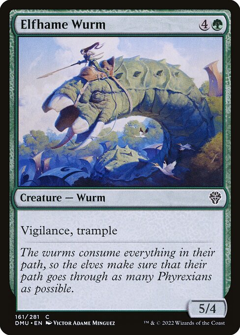 Elfhame Wurm - Dominaria United - 161