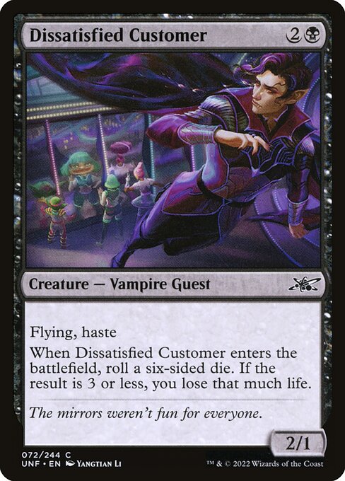 Dissatisfied Customer - Unfinity - 72