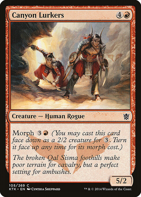 Canyon Lurkers - Khans of Tarkir - 105