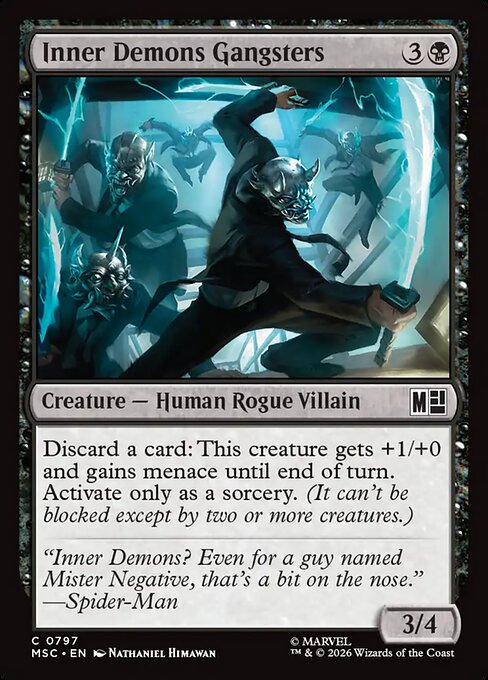 Inner Demons Gangsters - Marvel Super Heroes Commander - 797