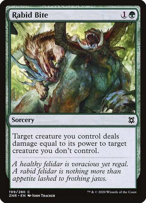 Rabid Bite - Zendikar Rising - 199