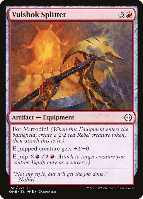 Vulshok Splitter - Phyrexia: All Will Be One - 156