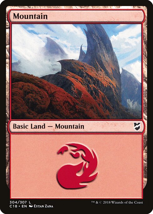 Mountain - Commander 2018 - 304