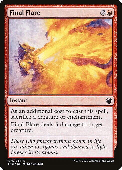 Final Flare - Theros Beyond Death - 134