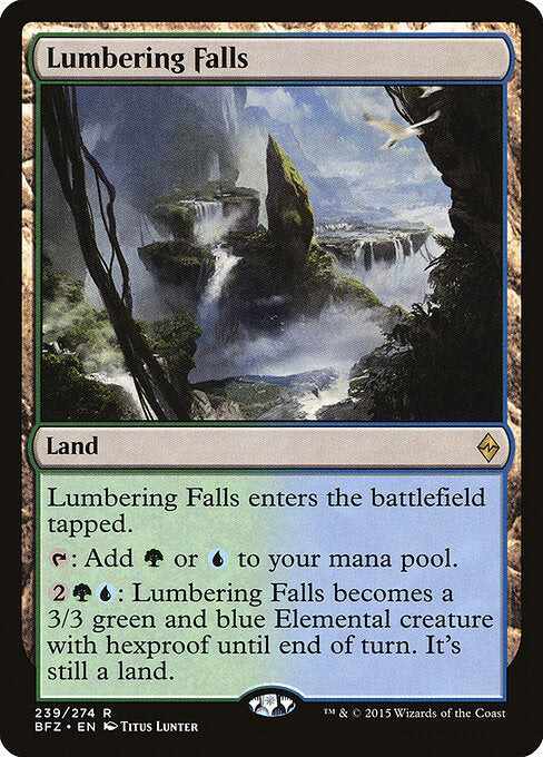 Lumbering Falls - Battle for Zendikar - 239