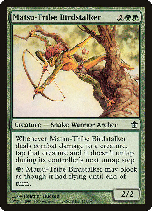 Matsu-Tribe Birdstalker - Saviors of Kamigawa - 137