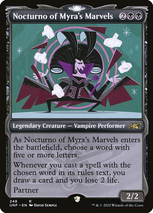 Nocturno of Myra's Marvels - Unfinity - 248