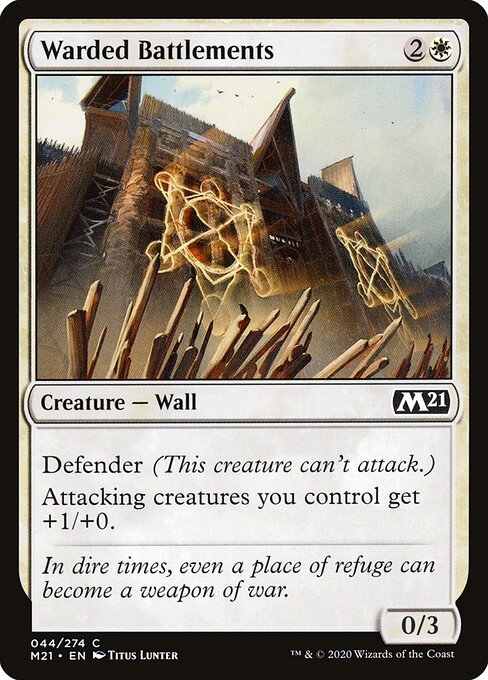 Warded Battlements - Core Set 2021 - 44