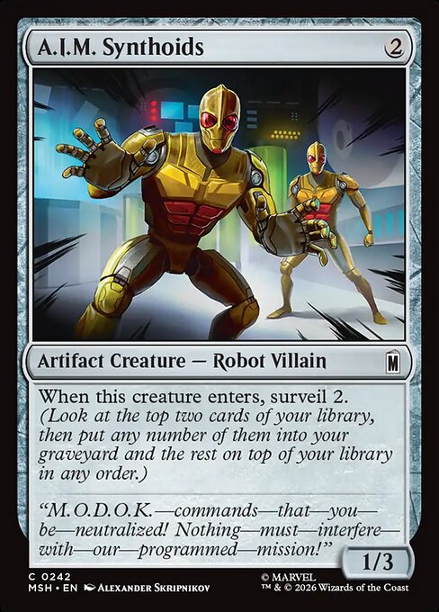 A.I.M. Synthoids - Marvel Super Heroes - 242