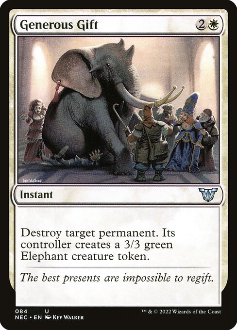 Generous Gift - Neon Dynasty Commander - 84