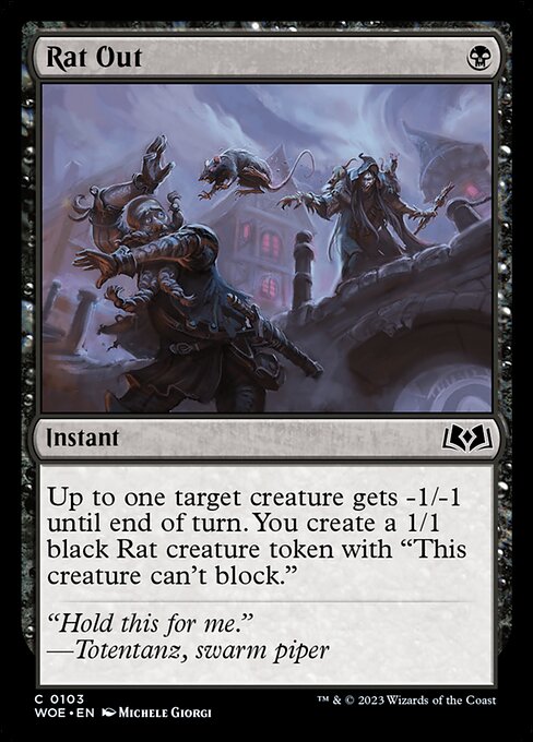 Rat Out - Wilds of Eldraine - 103