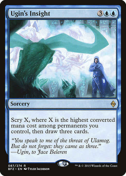 Ugin's Insight - Battle for Zendikar - 87