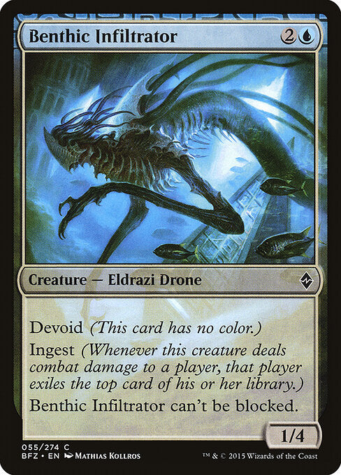 Benthic Infiltrator - Battle for Zendikar - 55