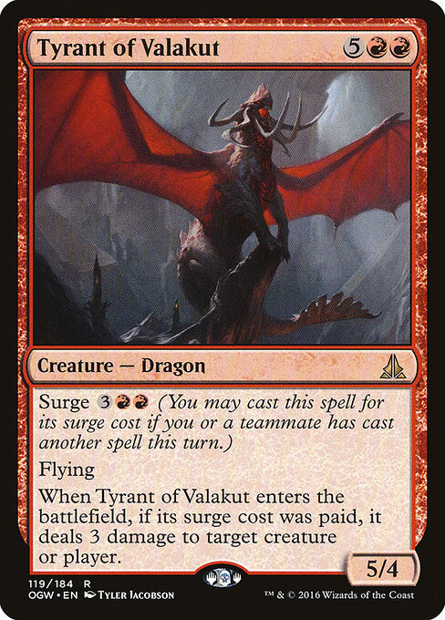 Tyrant of Valakut - Oath of the Gatewatch - 119
