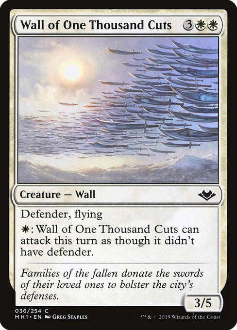 Wall of One Thousand Cuts - Modern Horizons - 36