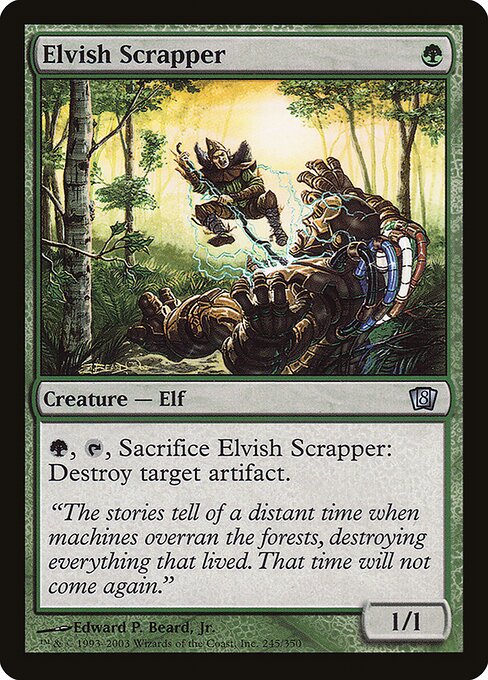 Elvish Scrapper - Eighth Edition - 245★