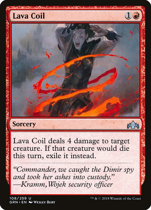 Lava Coil - Guilds of Ravnica - 108