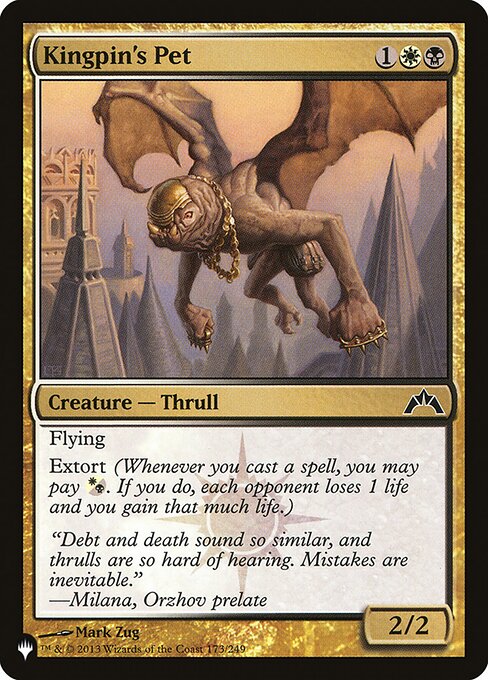 Kingpin's Pet - The List - GTC-173