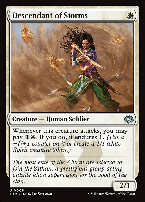 Descendant of Storms - Tarkir: Dragonstorm - 8