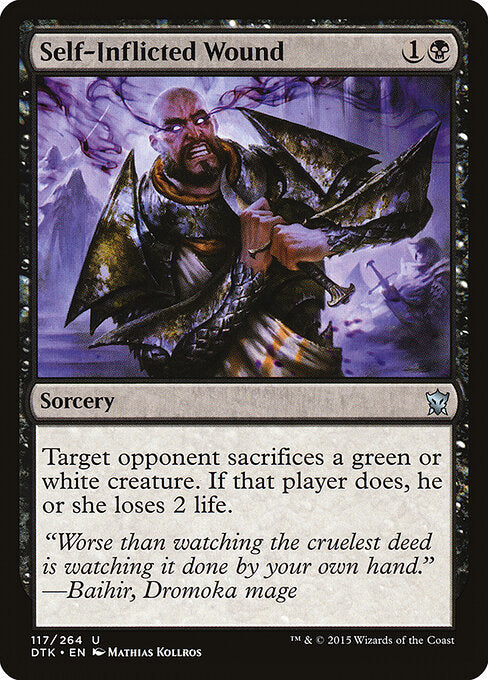 Self-Inflicted Wound - Dragons of Tarkir - 117