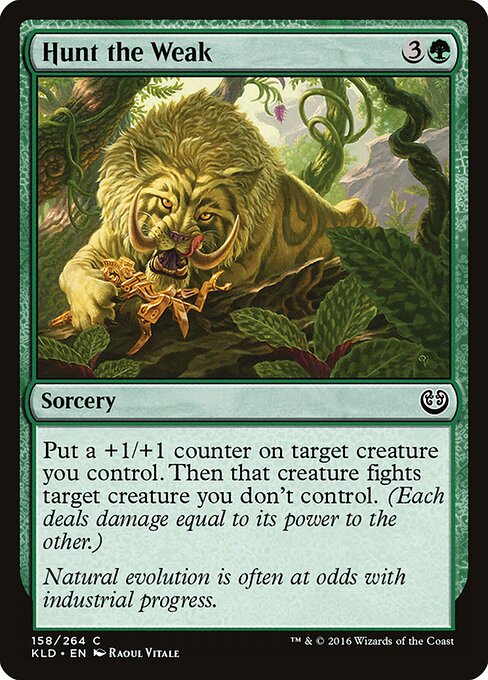 Hunt the Weak - Kaladesh - 158