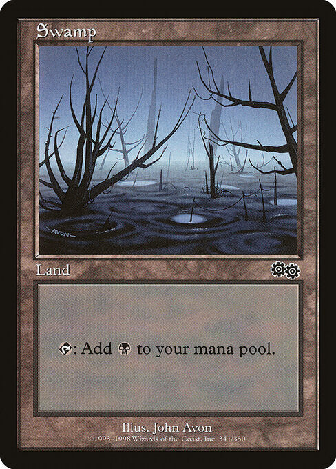 Swamp - Urza's Saga - 341