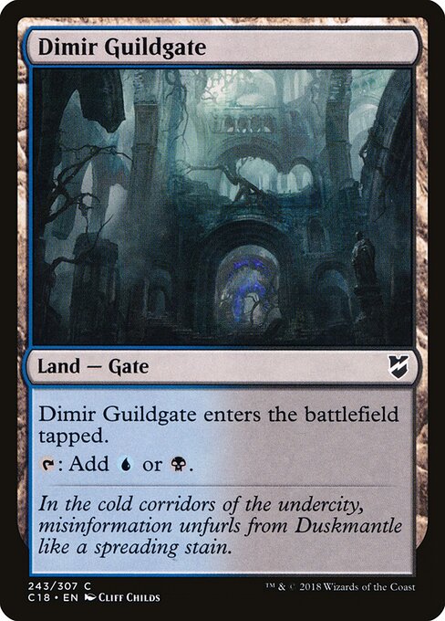 Dimir Guildgate - Commander 2018 - 243