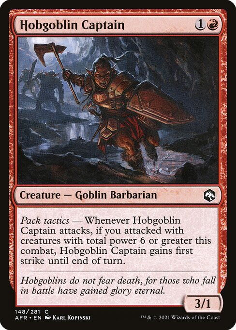 Hobgoblin Captain - Adventures in the Forgotten Realms - 148