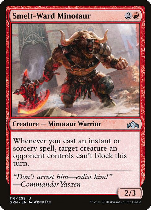 Smelt-Ward Minotaur - Guilds of Ravnica - 116