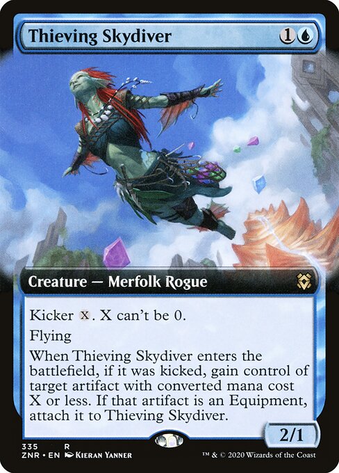 Thieving Skydiver - Zendikar Rising - 335