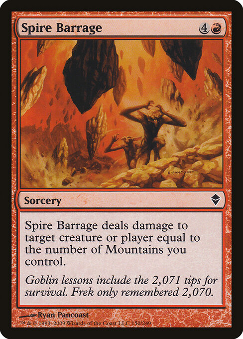Spire Barrage - Zendikar - 150