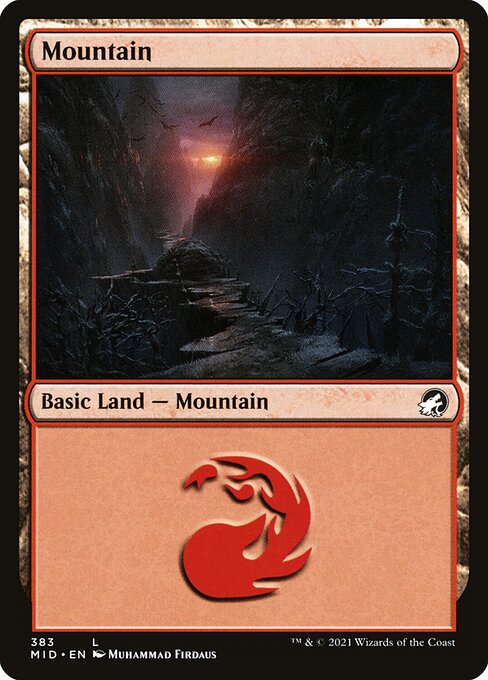 Mountain - Innistrad: Midnight Hunt - 383