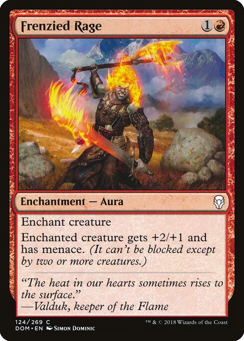 Frenzied Rage - Dominaria - 124