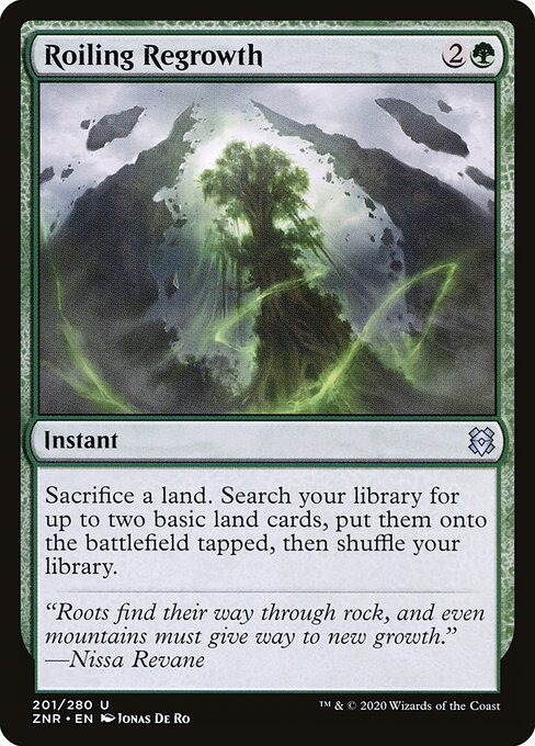 Roiling Regrowth - Zendikar Rising - 201