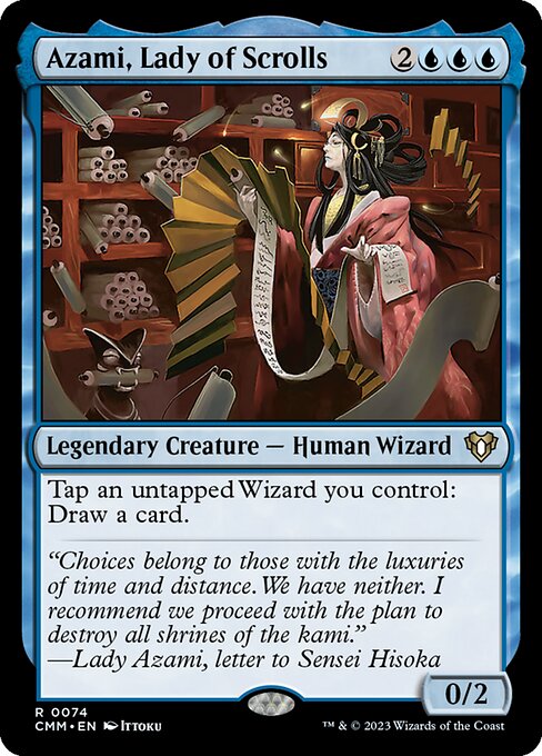 Azami, Lady of Scrolls - Commander Masters - 74