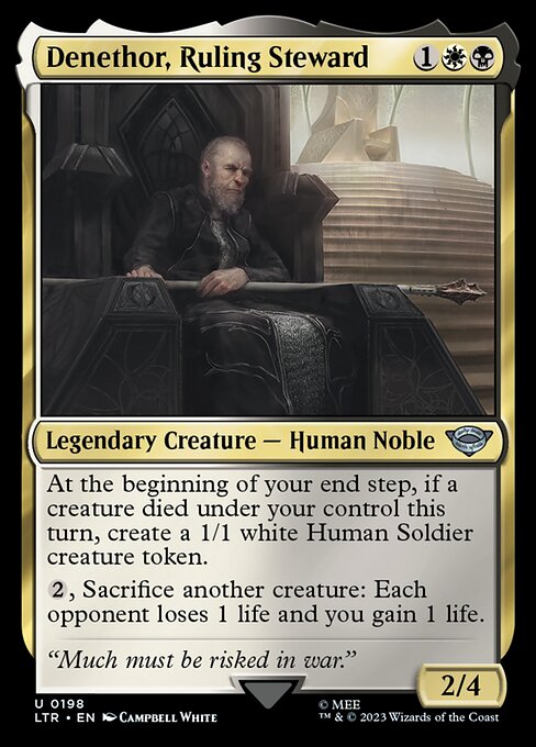 Denethor, Ruling Steward - The Lord of the Rings: Tales of Middle-earth - 198