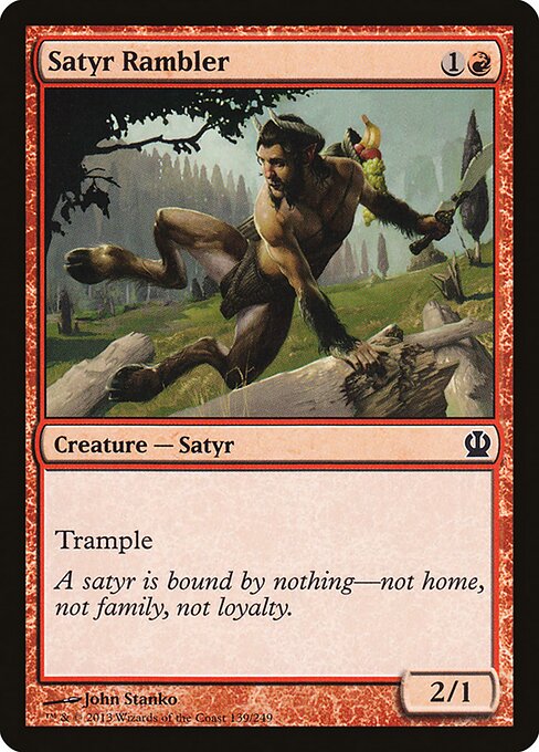 Satyr Rambler - Theros - 139
