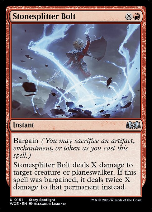 Stonesplitter Bolt - Wilds of Eldraine - 151