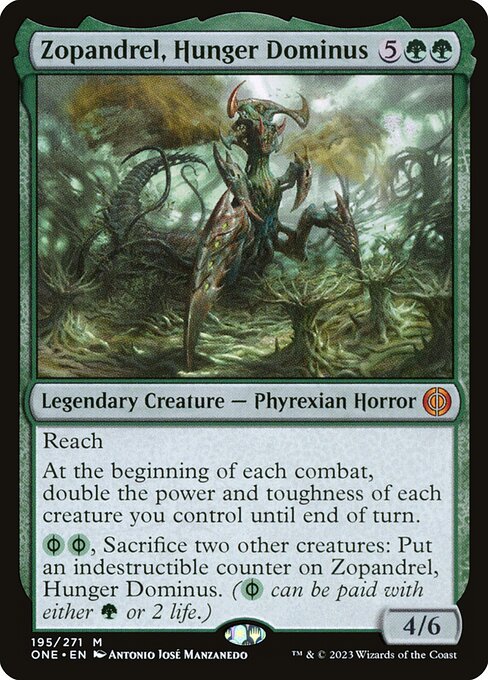 Zopandrel, Hunger Dominus - Phyrexia: All Will Be One - 195