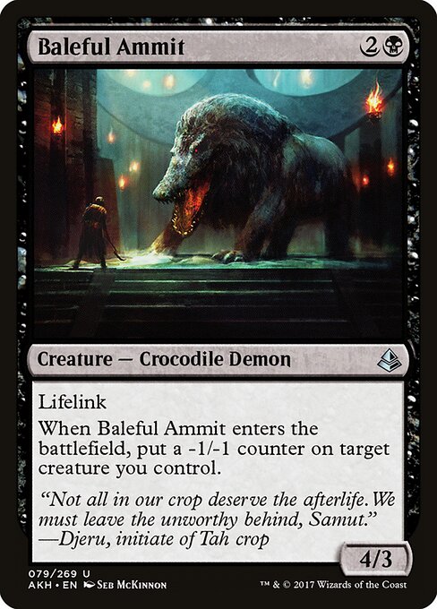 Baleful Ammit - Amonkhet - 79