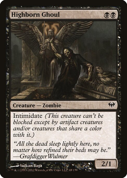 Highborn Ghoul - Dark Ascension - 68