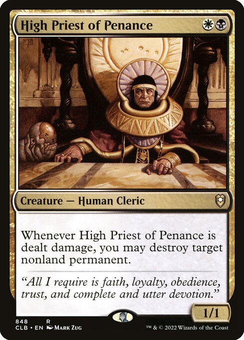 High Priest of Penance - Commander Legends: Battle for Baldur's Gate - 848