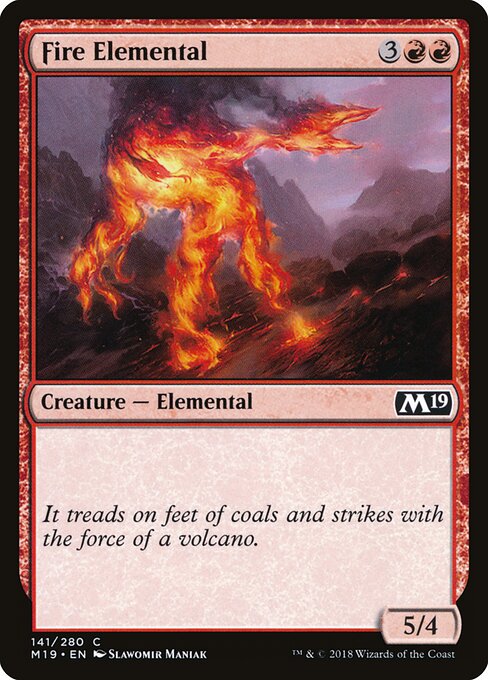 Fire Elemental - Core Set 2019 - 141