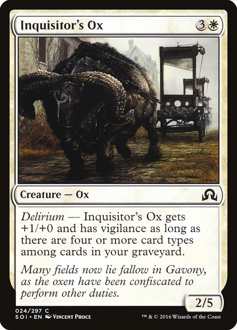 Inquisitor's Ox - Shadows over Innistrad - 24