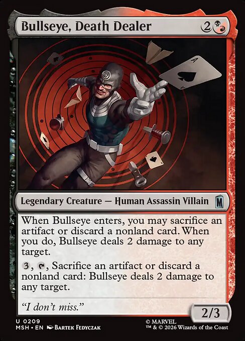 Bullseye, Death Dealer - Marvel Super Heroes - 209