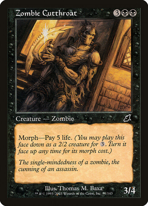 Zombie Cutthroat - Scourge - 81
