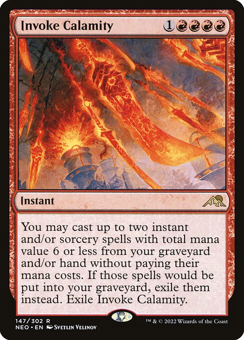 Invoke Calamity - Kamigawa: Neon Dynasty - 147