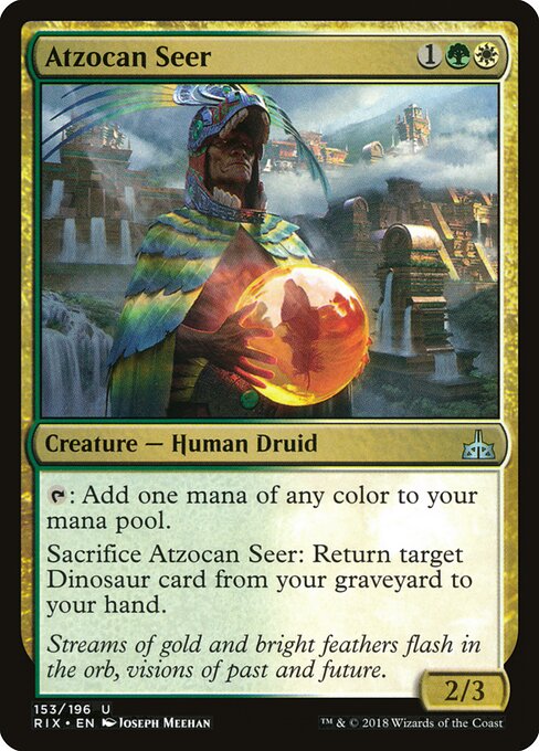 Atzocan Seer - Rivals of Ixalan - 153